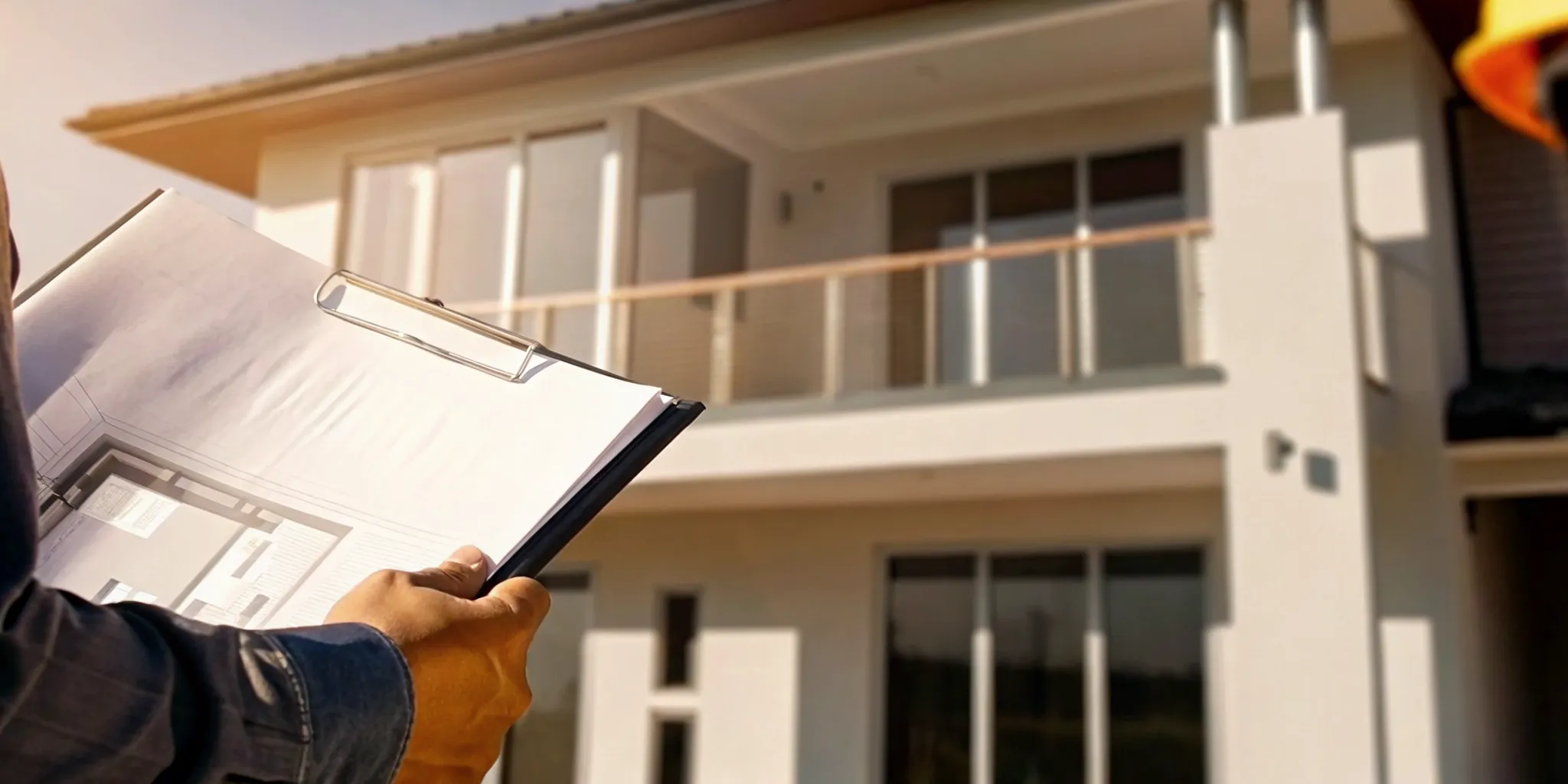 Engineer reviewing Palm Beach County recertification documents